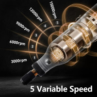 Набір бездротових інструментів, що обертаються, AOZOY HJ202, сірий (my-21111)