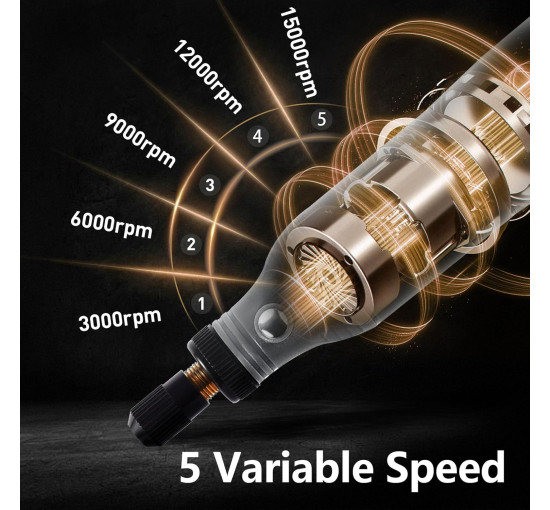 Набір бездротових інструментів, що обертаються, AOZOY HJ202, сірий (my-21111)