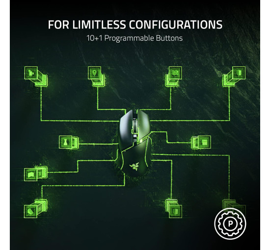 Настраиваемая эргономичная игровая мышь Razer Basilisk V3, черный (my-21134)