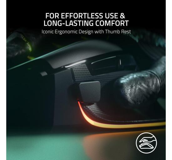 Настраиваемая эргономичная игровая мышь Razer Basilisk V3, черный (my-21134)