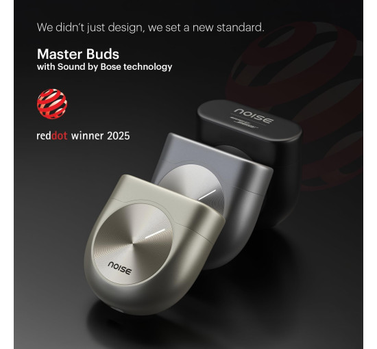 Наушники Noise адаптивное шумоподавление до 49 дБ, титан (my-21101)