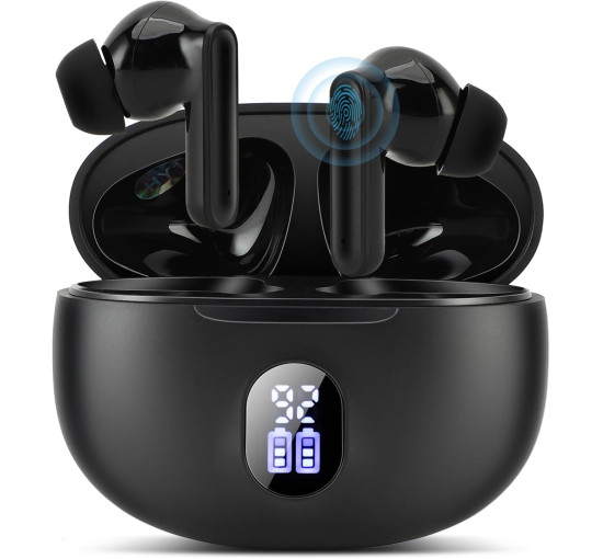 Навушники-перекладачі Exsulity Y113S зі штучним інтелектом, підтримують 144 мови, чорний (my-21103)