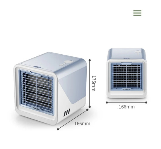 Небольшой настольный USB-вентилятор MG-191, черный (my-21179)