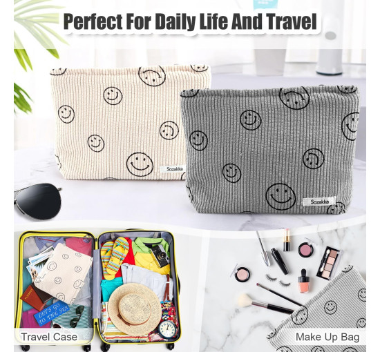 Органайзер для косметики Cositina 054 2шт, бежевый, серый (my-21218)