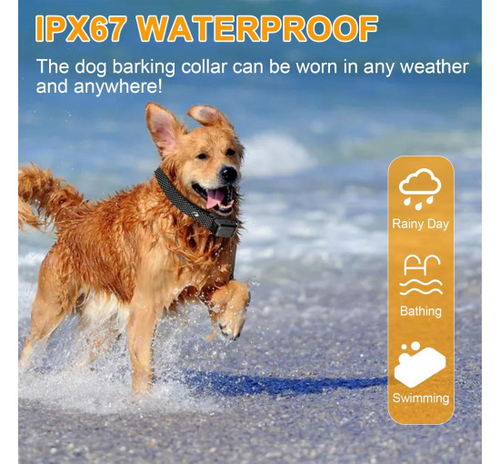 Ошейник с распылителем для собак UCATQ с 3 уровнями чувствительности (my-21166)