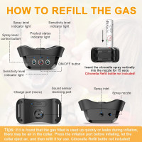 Нашийник з розпилювачем для собак UCATQ з 3 рівнями чутливості (my-21166)