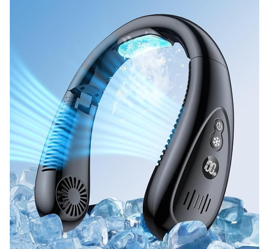 Перезаряжаемый USB-вентилятор GAITIR XQ04 5000 мА·ч, черный (my-21181)