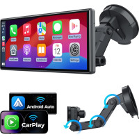 Портативна автомобільна стереосистема JATAZA T1026CW 10,26 дюйма, GPS-навігацією, чорний (my-21061)