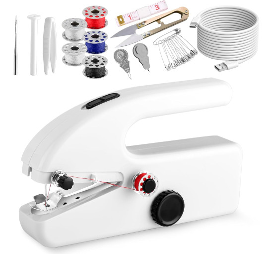 Портативна міні-швейна машинка YSSPPOY HG43, білий (my-21052)