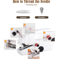 Портативна міні-швейна машинка YSSPPOY HG43, білий (my-21052)