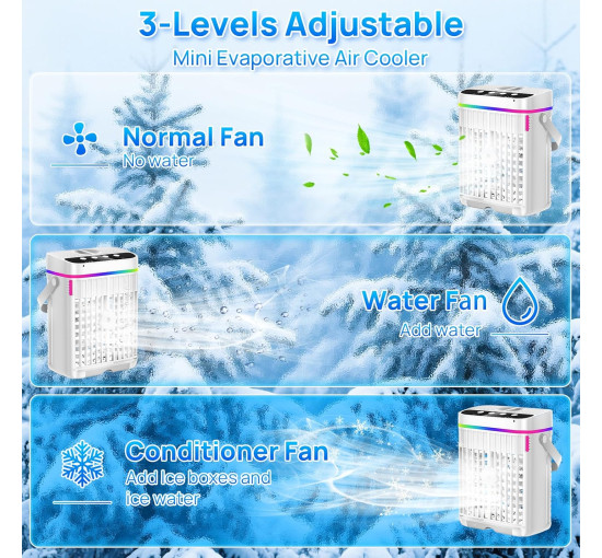 Портативний кондиціонер AJVV TT-13, білий (my-21176)