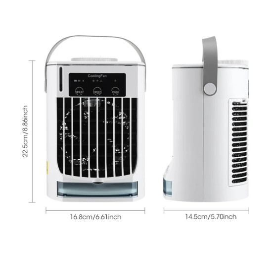 Портативний кондиціонер-вентилятор CF008, білий (my-21177)