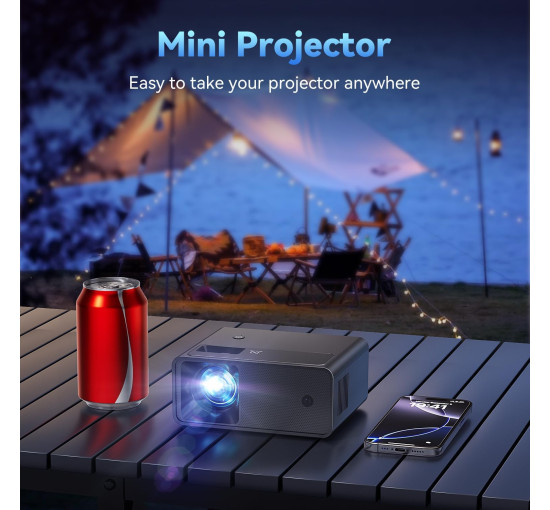 Портативный мини-проектор Einyoumily W13, черный (my-21062)