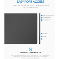 Портативний монітор ARZOPA A1 15,6'' FHD 1080P (my-21054)