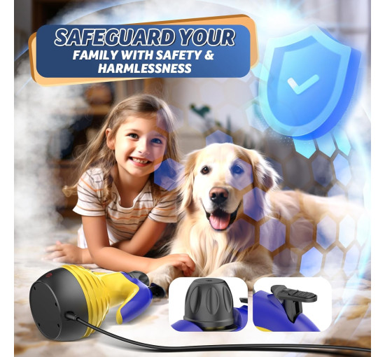 Портативний пароочисник ASSCA HY-308 9-в-1, 380 мл, жовтий (my-21098)