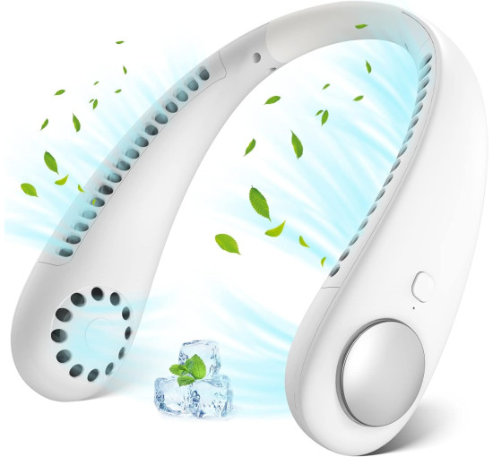 Портативный подвесной мини-вентилятор AUOKAI KJDDAZ3321500, белый (my-21199)