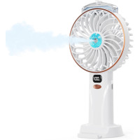 Портативний ручний вентилятор DDHTSAL F106 акумулятор 4000 мА·год, білий (my-21196)