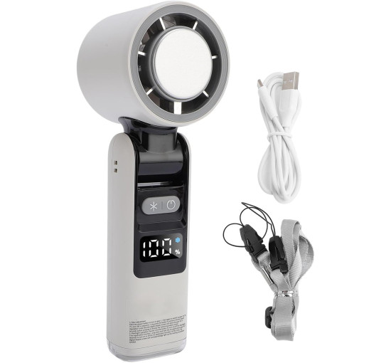 Портативный ручной вентилятор Jiawu, белый  (my-21189)