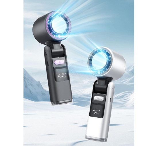 Портативный ручной вентилятор Jiawu, белый  (my-21189)