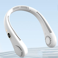 Портативний шийний вентилятор Atfoton R-8 з акумулятором 1500 мА·год, білий (my-21190)