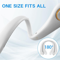 Портативний шийний вентилятор CNMTCCO ADLQ80814, білий (my-21202)