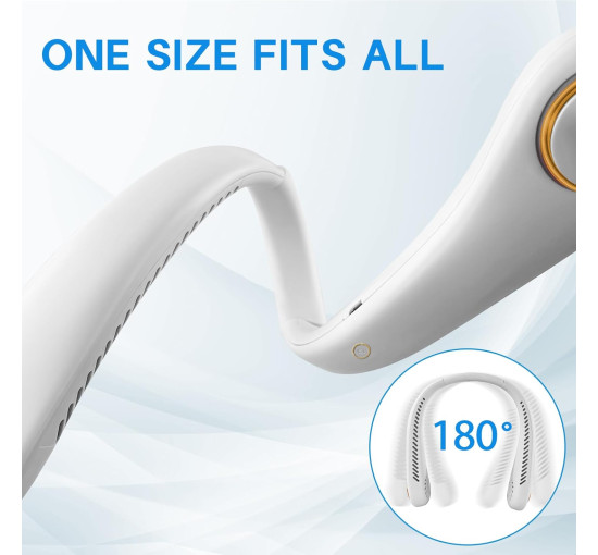 Портативный шейный вентилятор CNMTCCO ADLQ80814, белый (my-21202)