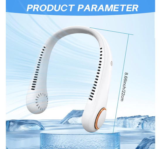 Портативный шейный вентилятор CNMTCCO ADLQ80814, белый (my-21202)