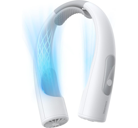 Портативный шейный вентилятор Warmco N1, 10000 мА·ч, белый (my-21206)