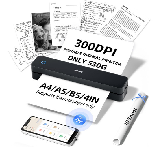 Портативный термопринтер iDPRT MT610 Pro , черный (my-21033)