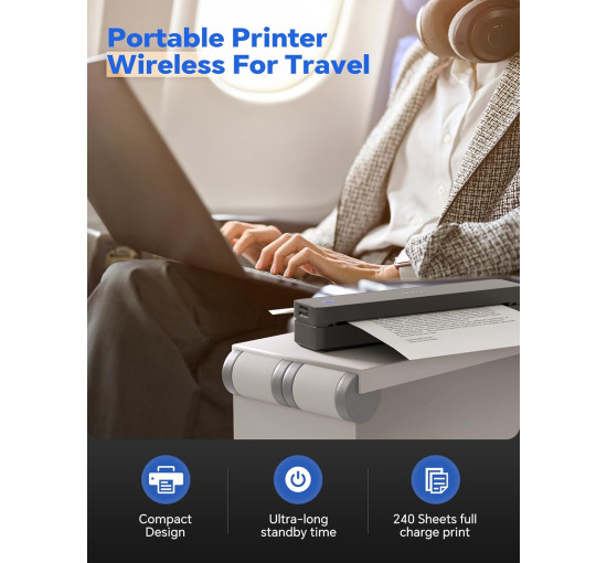 Портативный термопринтер iDPRT MT610 Pro , черный (my-21033)