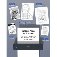 Портативний термопринтер iDPRT MT610 Pro, чорний (my-21033)