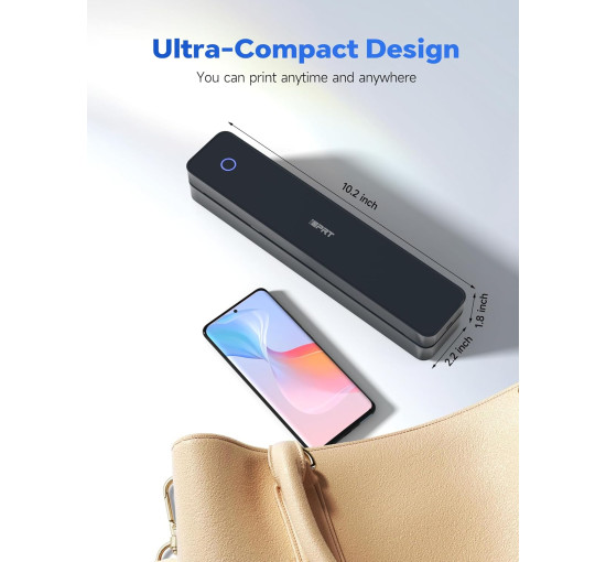 Портативный термопринтер iDPRT MT610 Pro , черный (my-21033)