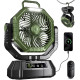Портативний вентилятор HAWANA TF-15 20000 мА·год, зелений (my-21058)