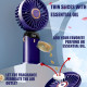 Портативний вентилятор Jsdoin N15 із зарядкою від USB, темно-синій (my-21210)