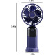 Портативный вентилятор WUBAYI с 5 скоростями, USB-зарядка, синий (my-21195)