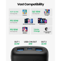 Портативний зарядний пристрій INIU BI-B61, Power Bank 22,5 Вт та ємністю 10000 мА·год, чорний (my-21219) Портативний зарядний пристрій INIU BI-B61, Power Bank 22,5 Вт та ємністю 10000 мА·год, чорний (my-21219)