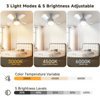 Стельовий вентилятор HZSANUE H-FS400-B2 з підсвічуванням та пультом дистанційного керування (my-21065)