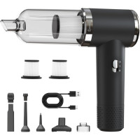 Ручной беспроводной пылесос Letiziai HCV-G181 с аккумулятором, 12000 Па, черный (my-21114)