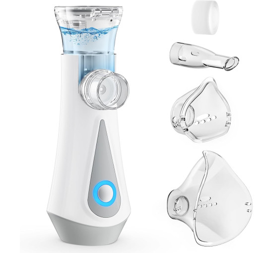 Ручний інгалятор Moeila JM-06802 з функцією заряджання, білий (my-21020)