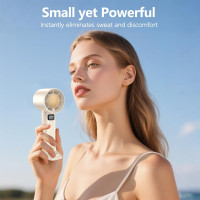 Ручний вентилятор Sinmaklin, білий (my-21198)