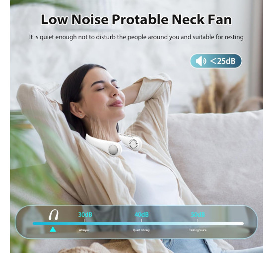 Шийний вентилятор ITHKY TY-H8, білий (my-21215)