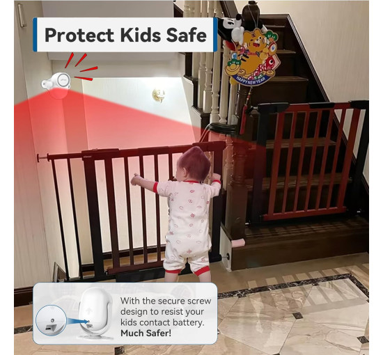 Сигналізація CPVAN CP2 з гучним датчиком руху 125 дБ та дистанційним керуванням, рожевий (my-21090)