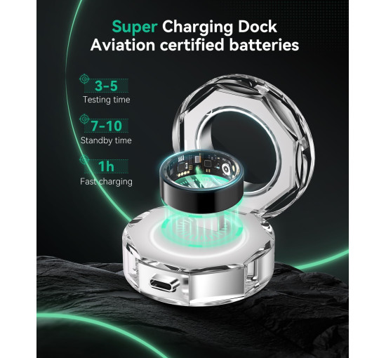 Смарт-кільце XSWCCJJ чіп JZ5.0, чорний (my-21116)