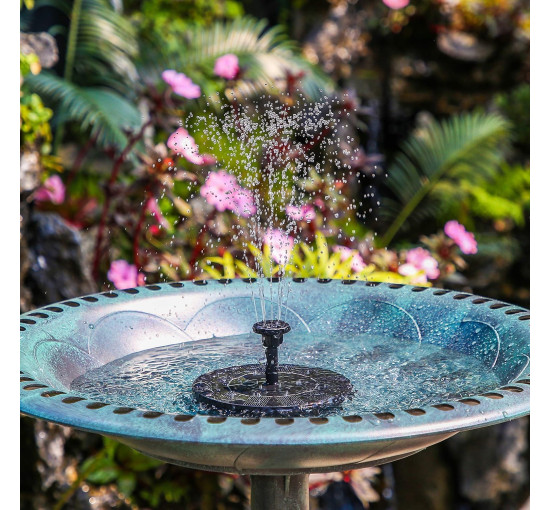 Солнечный фонтан AISITIN с 6 насадками (my-21089)
