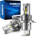 Світлодіодні лампи GEARROLLER F-CPAMZ01698-QX H4 для фар, 30000 лм, холодний білий (my-21113)