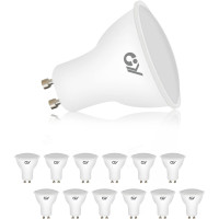 Світлодіодні лампи GY GU10, 12 шт., холодний білий 6500 К (my-21093)