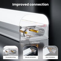 Світлодіодний світильник Lphianx UK-325, білий та жовтий (my-21081)