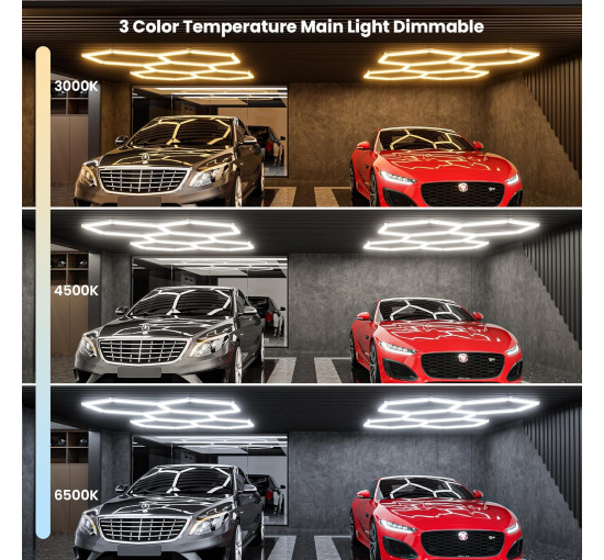 Світлодіодний світильник Lphianx UK-325, білий та жовтий (my-21081)