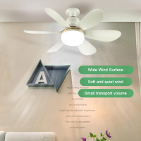 Світлодіодний вентилятор Genérico з дистанційним керуванням (my-21217)