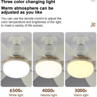 Світлодіодний вентилятор Genérico з дистанційним керуванням (my-21217)